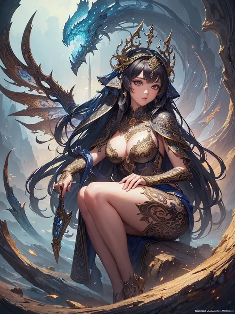 ((highest quality)),(ultra high resolution),(Super detailed),(detailed description),((best CG)),(best work of art),super precision art,amazing drawing art,(Fantasy art with intricate detail:1.5), 