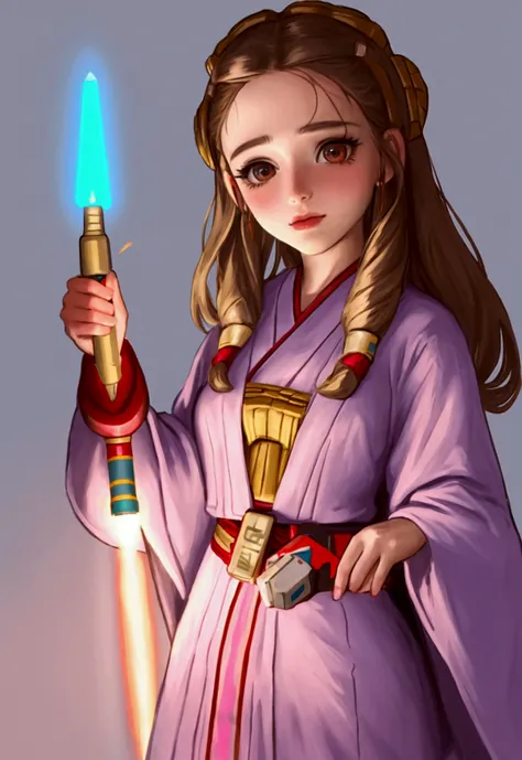 [Padme Amidala] Holding a Rocket