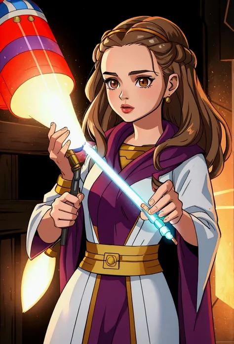 [Padme Amidala] Holding a Rocket