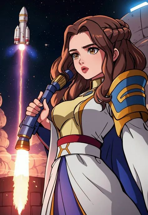 [Padme Amidala] Holding a Rocket Launcher