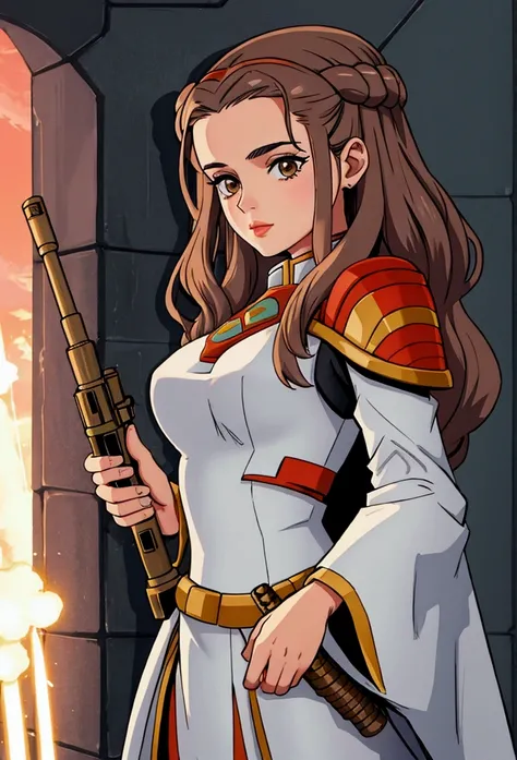 [Padme Amidala] Holding a Rocket Launcher