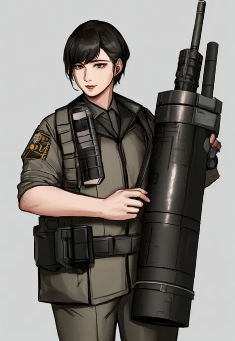 [Senator Chuchi from Star Wars] Holding a Missile Launcher