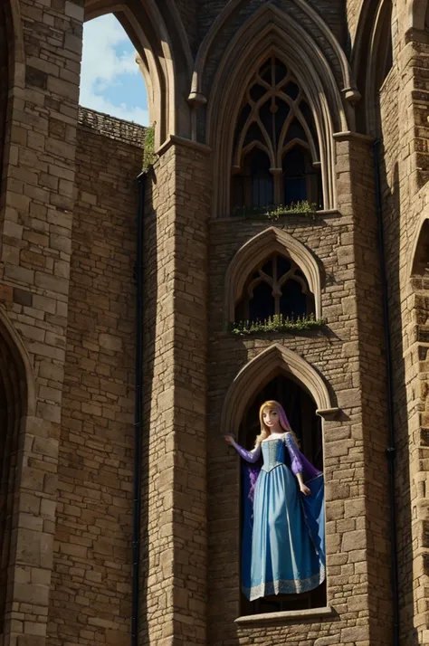 Rapunzel in the tower