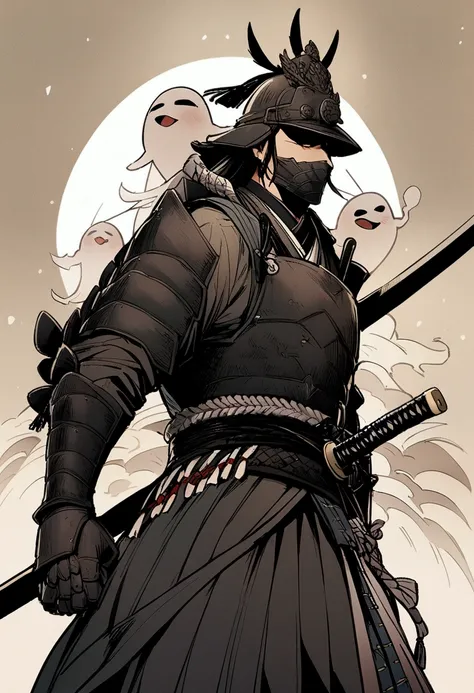 Jin Sakai(Ghost of Tsushima),Samurai,one person,male,Japanese,Japanese sword,armor,Tsushima,