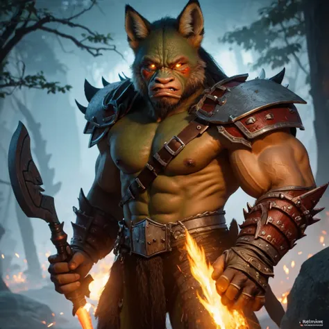 Fox Orc Warrior