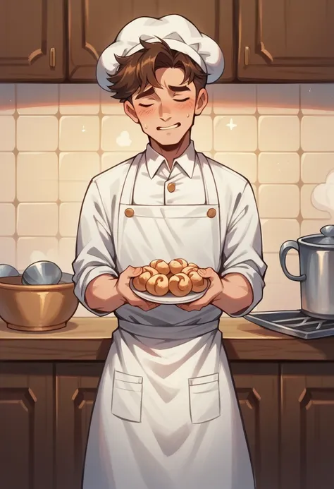 clearing! here is the translation of the text i wrote above:

"a stardew valley-style baker. the chef is in a cozy bakery, weari...