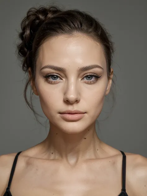 jolie femme, jolie visage, visage de mannequin, yeux perçants, réaliste, levre pulpeuse, levre avec injection, yeux amande, beaux sourcils