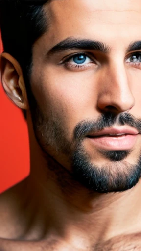 A Jewish man model focus on face photo with color