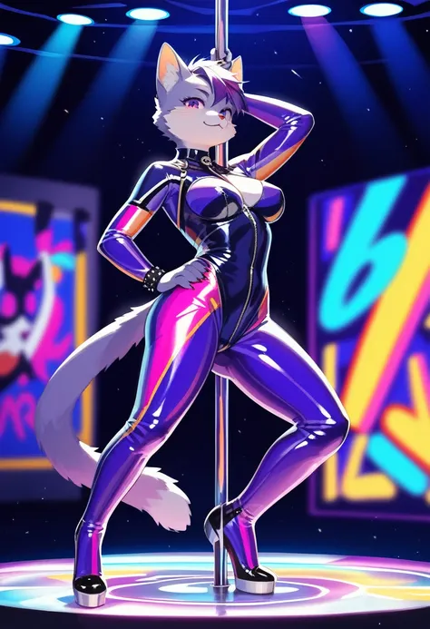 animation, Highest quality, Highest quality, High quality illustrations, masterpiece, Ultra-high resolution, Detailed Background, Disco, Graffiti art on the wall, Absurd, Perfect Anatomy, performance, Good lighting, Shadows in the movies(kemono, Furry Pers...