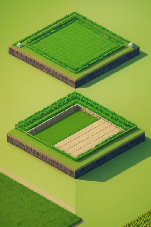 tileset for game, isometric, 2d, tile yellow grass