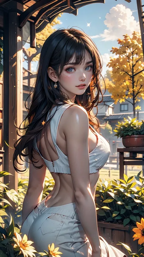 (Reality: 1.3), Are you okay, quality, Rembrandt Lighting, (masterpiece: 1.2), (Reality: 1.2), (Best quality), (Skin Details: 1.3), (Exquisite detail), dramatic, Idyllic, Ray Tracing, One girl, Chinese Yellow Girl, Long black hair, 24-years-old, Modern Fas...