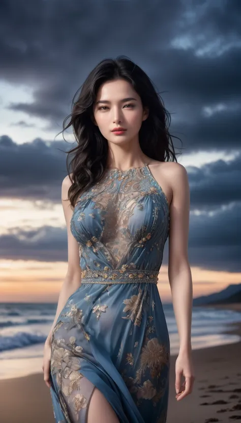 ((Masterpieces with up to 16K resolution:1.6)),Highest quality,it is really amazing,Very detailed,Ultra-high resolution,((Real:1.5)),((Realistic:1.5)),Increased depth of field,((Cinematic Light Effects:1.5)),
Elegant mature woman,((Focus on a womans face:1...