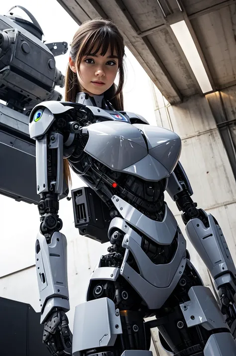 A robot girl with pussy
