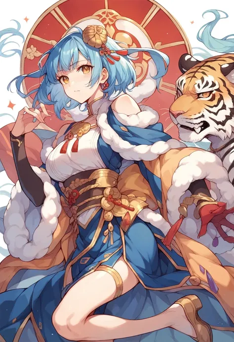 Amawaka Seigen onmyouji, formerly one of the "Twelve Heavenly Commanders" - Byakko (White Tiger)