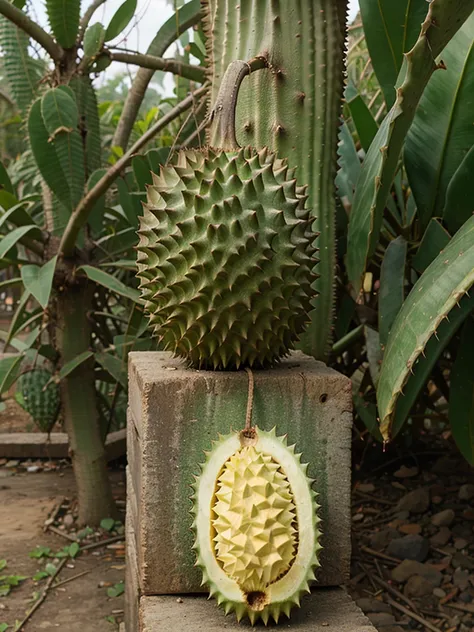 Durian fruit at cactus 