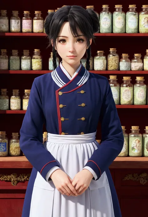 A female character from the anime "The Apothecary Diaries" with "mao mao"