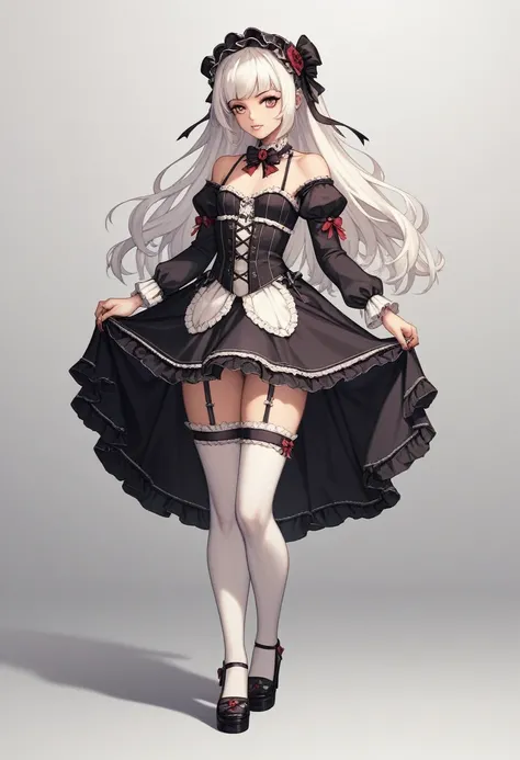 masterpiece, top-quality, ​masterpiece, top-quality,ighly detailed,{top-quality}, {{​masterpiece}}, {hight resolution},original, {extremely delicate and beautiful},​masterpiece, top-quality,ighly detailed,{top-quality},white hair, gothic lolita, full body,...