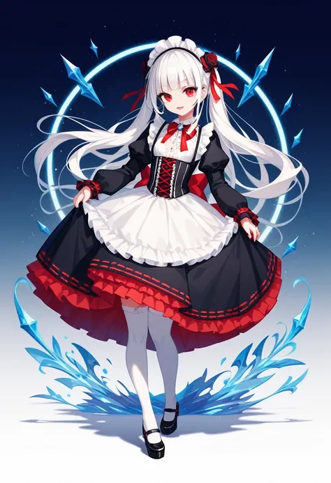 masterpiece, top-quality, ​masterpiece, top-quality,ighly detailed,{top-quality}, {{​masterpiece}}, {hight resolution},original, {extremely delicate and beautiful},​masterpiece, top-quality,ighly detailed,{top-quality},white hair, gothic lolita, full body,...