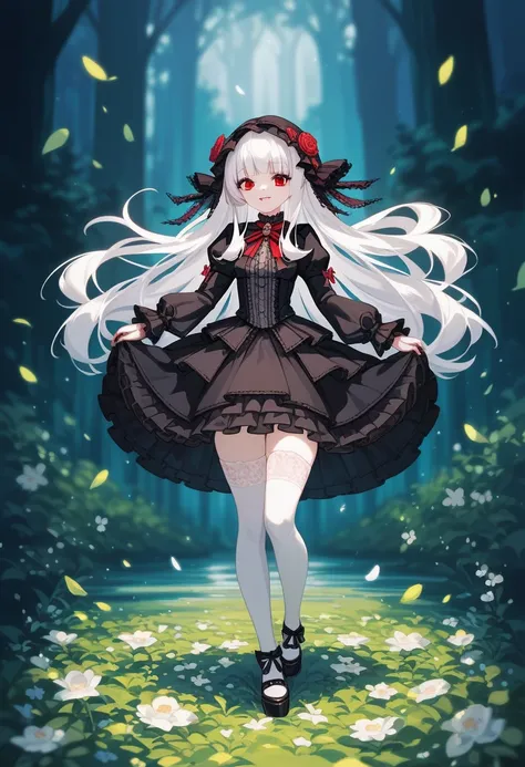 masterpiece, top-quality, ​masterpiece, top-quality,ighly detailed,{top-quality}, {{​masterpiece}}, {hight resolution},original, {extremely delicate and beautiful},​masterpiece, top-quality,ighly detailed,{top-quality},white hair, gothic lolita, full body,...