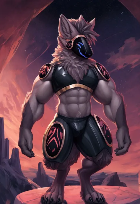 Male protogen, tall, giant body, masculine, buff body, muscular, strong arms and legs, wide shoulder, Big pectorals