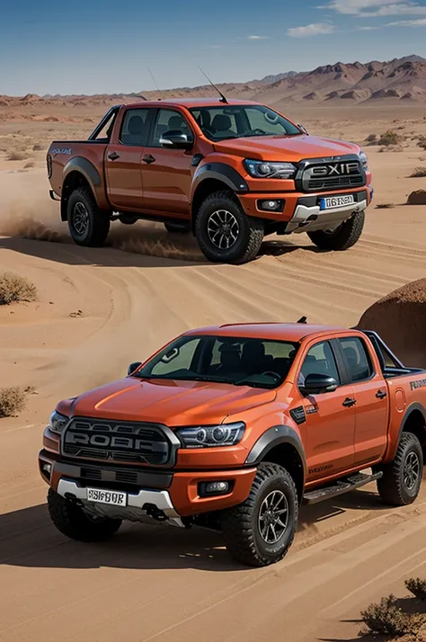 Ranger Raptor con frontal de hilux 