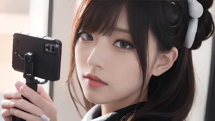 youtuber、woman、Department of Cosmetology、cute、Selfie、Live Streaming、Tiktok、Idol、Highest quality、masterpiece、Ultra-high resolution、(Photorealistic:1.4)、Highly detailed CG Unity 8k wallpaper