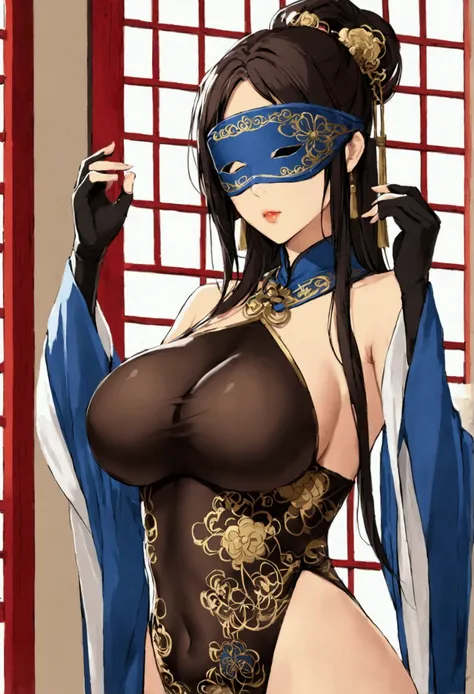 best quality saber big breasts wuxia bodysuit blindfold winter