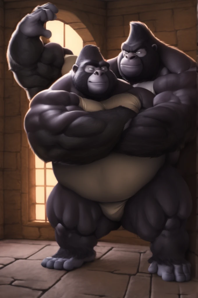 Epic Citizen Zootopia style, My Heroe Academia Character, Dungeons and Dragons Adventure style, A poor villager, Real life, Anime serie, Anime character, Obese muscle Obese Sumo wrestler Werebeast Kid, full body pic (obese, strong legs and arms) Sumo wrest...