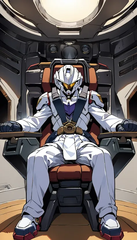 Gundam Wing Cockpit、Nobody is here、unmanned、Chair only