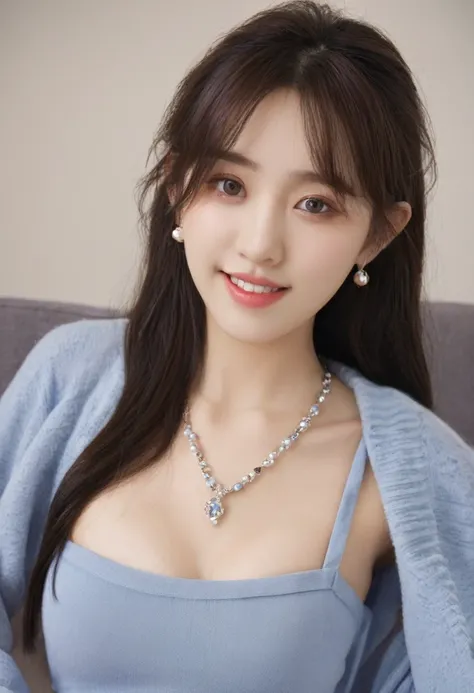 1japanese idol girl,(kawaii, moe, cute:1.1),black medium wavy hair,beautiful cute face,round face,baby face,large eyes,(chubby:0.7),(narrow waist:1.1),huge breasts,small face,(necklace:1.1),earrings,
BREAK
((secret private:1.2) snap photo:1.3),
(friendly a...