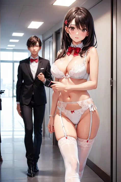 ((一人のWoman in underwearはセクシーに歩いている:1.5)), Beautiful Anime Women, Beautiful art style, Anime characters, ((Smooth texture, Realistic texture, Anime CG Style)), ((Highest quality)), (Very detailed), (Very detailed CG 統合 8k 壁紙), Very detailed, High-resolution...