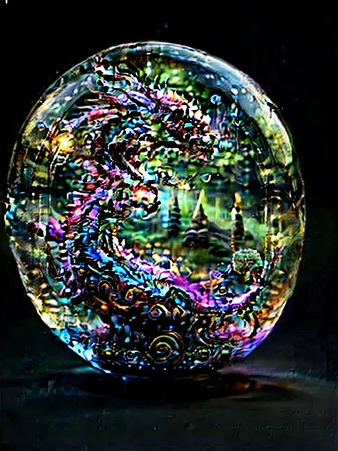 (baby dragon inside++ a bubble)+++, (1bubble)+++, fantasy, 3d, vivid colors, beautiful, masterpiece, highest quality, intricate details, 16k, hard shadows, volumetric lighting, sharp focus, ultra detailed, 32k, depth of field, unreal engine, octane render,...