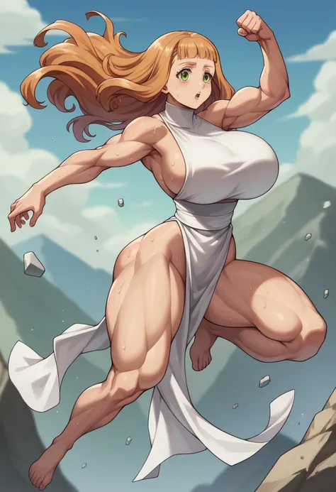 mimosa vermillion, women, charm, defined body, big breasts, small waist, defined abdomen, thin arms, sexy arms, noodle arms, six...