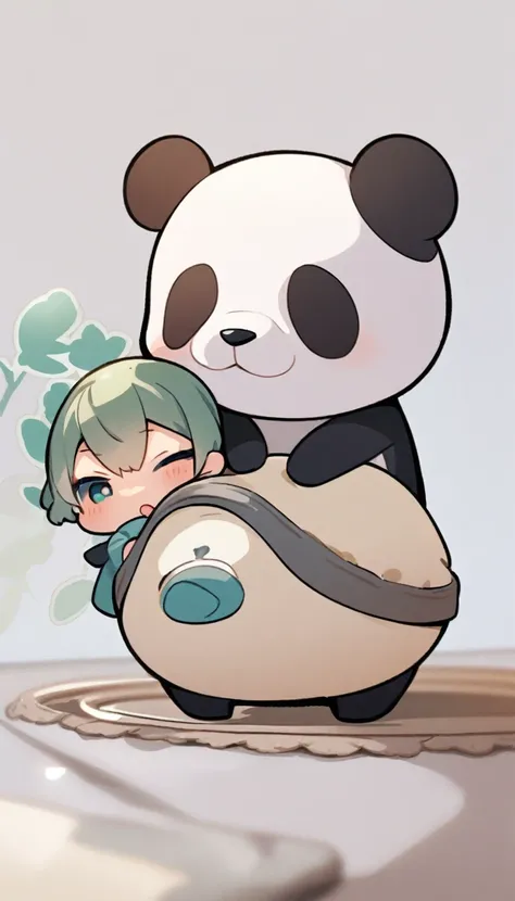 chibi、Panda Stuffed Animal