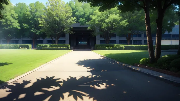 path,university,trees shadow