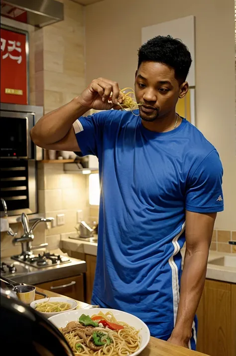 Will smith eating noodle