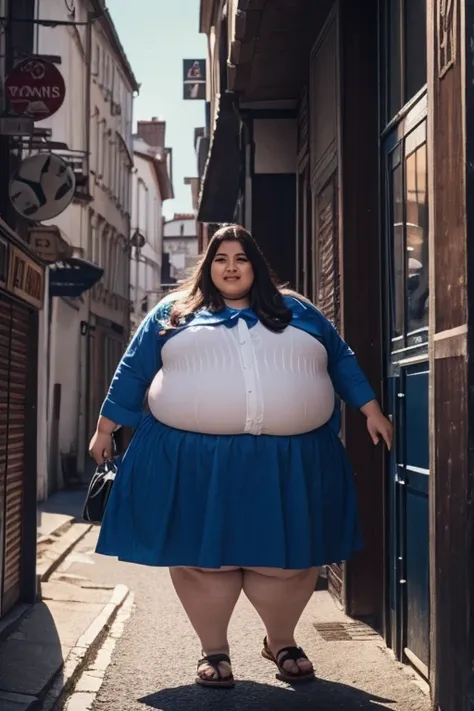 140kg extremely obese woman