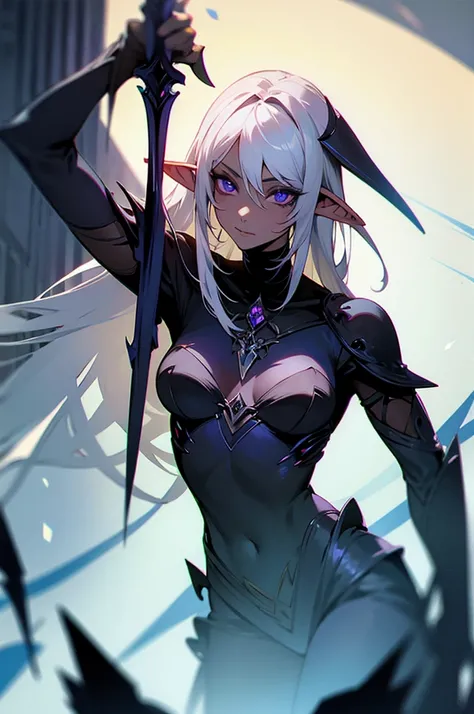 Beautiful dark elf 