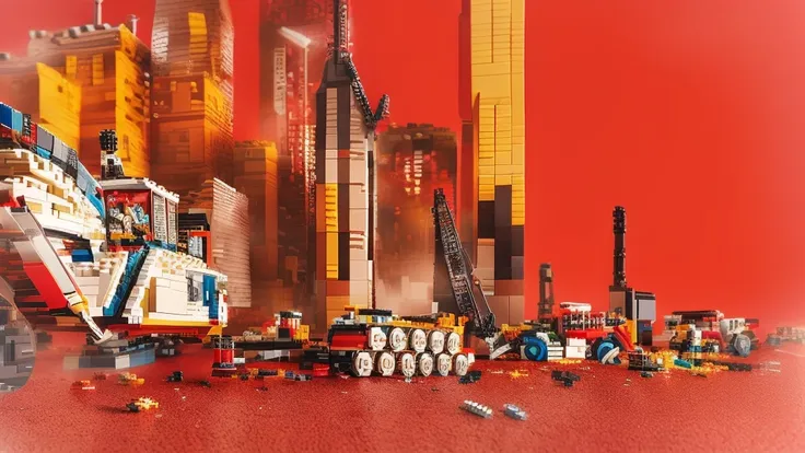 big lego pieces, lego, lego brick,