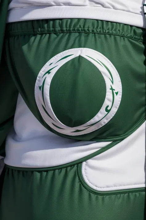 ((best qualityer)), ((detailded)) , Arabic team logo green color with white symbol 