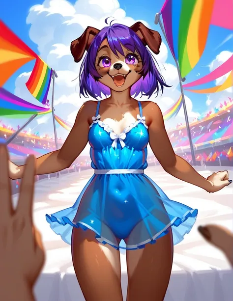 score_9,score_8_up,score_7_up, source_cartoon, source_furry,  dog, labrador, a cute anthro furry canine girl, tall body, hourgla...