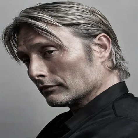 Mads Mikkelsen as a priest