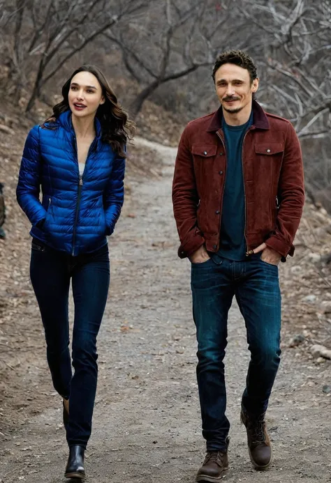 Actress Gal Gadot and Actor James Franco as a couple 