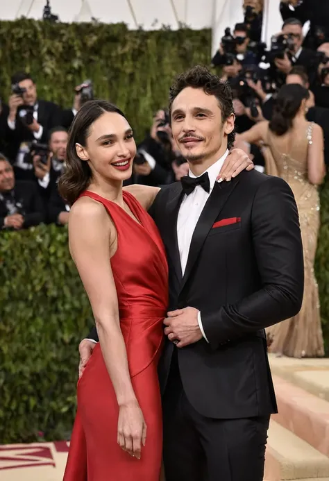 Actress Gal Gadot and Actor James Franco as a couple 