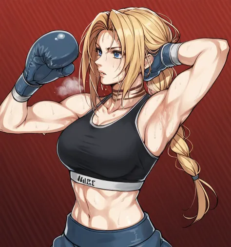 score_9, score_8_up, score_7_up, score_6_up, detailed background, break
 koasmirage, 1girl, long hair, sports bra, klausian neck...