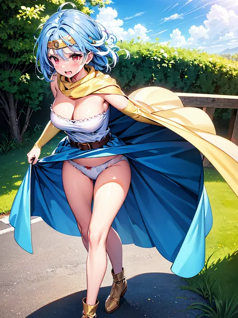 (A woman is walking, Windでスカートがめくれている, White panties:1:3), Beautiful Anime Woman, Beautiful art style, Anime characters, ((Smooth texture, Realistic texture, アニメCGWind)), ((Highest quality)), (Very detailed), (Very detailed CG 統合 8k 壁紙), Very detailed, Hig...