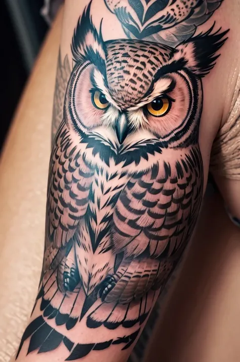 Owl tattoo
