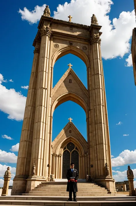 Altar boys and sky