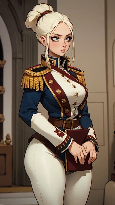 woman napoleonic soldier, curvy