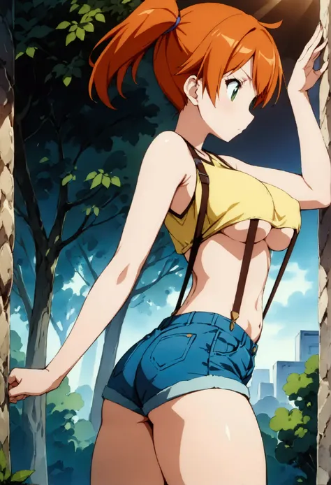 (score_9, score_8_up, score_7_up), ((best quality, masterpiece)),perfect anatomy,((aesthetic,very aesthetic)),official style,(intricate.hyper-detailed), (ultra-high resolution),source_anime.from side,(side view),breast focus ,,,standing pose,  (mature) ,1g...